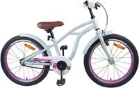 vidaXL Kinderfahrrad 18 Zoll f&uuml;r 5-7 Jahre alt Hellgr&uuml;n - Gr&uuml;n