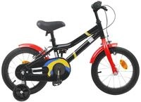 vidaXL Kinderfahrrad 16 Zoll f&uuml;r 4-6 Jahre alt Schwarz Rot - Rot