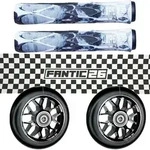Fantic26 Stunt Scooter Ersatzteile Bundle Checker Schwarz/Wei&szlig;