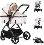 Chipolino Kombikinderwagen Pearl 2 in 1 umbaubar Rucksack Fu&szlig;sack Korb...