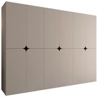 MIRJAN24 Kleiderschrank Espresso 270, Kleiderschrank, Garderobe (Farbe:...