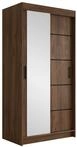 MIRJAN24 Kleiderschrank Infinity 100 III, Schwebet&uuml;renschrank mit eins