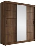 MIRJAN24 Kleiderschrank Infinity 200 III, Schwebet&uuml;renschrank mit eins