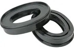 INF 2er-Pack Ohrpolster f&uuml;r Sordin MSA SORDIN Headset - Schwarz