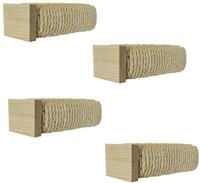 Rohrschneider RS 22369 Sisalholm Holzabschluss &ndash; Kletterelement VE 4
