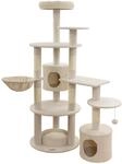 Kerbl 86224, Katzenkratzbaum, Freistehend, Beige, 1640 mm - Beige