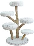 Europet Bernina Kratzbaum Madrid wei&szlig;, Ma&szlig;e: 69 x 69 x 129 cm - Wei&szlig;