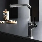 Wasserhahn K&uuml;che drehbar K&uuml;chenarmatur Edelstahl Sp&uuml;ltischarmatur Hochdruck