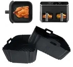2 St&uuml;ck Silikonform Hei&szlig;luftfritteuse 8,5 L Dual Zone Air Fryer Zubeh&ouml;r
