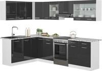 Eckk&uuml;che Vicco R-Line Anthrazit Hochglanz/Wei&szlig; 267 x 167 cm, AP Marmor, Model 39961