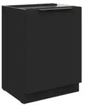 K&uuml;chen Unterschrank 60 cm SIENA Schwarz K&uuml;che K&uuml;chenzeile K&uuml;chenblock -...