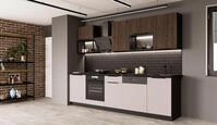K&uuml;che ARONA + MONZA BASIC LOFT 280 cm K&uuml;chenzeile K&uuml;chenblock Einbauk&uuml;che