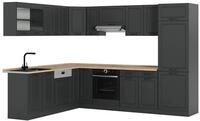 Eckk&uuml;che Vicco R-Line Anthrazit Landhaus/Anthrazit 287 x 227 cm, AP Eiche,...