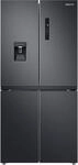 Samsung RF48A401EB4/EO, Freistehend, French door, Schwarz, LED, An T&uuml;r, Geh&auml;rtetes
