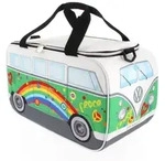BRISA VW Collection - T1 Bulli Bus Isolierte K&uuml;hltasche Tragetasche - Gr&uuml;n