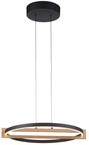 LED-Pendelleuchte - 50 x 200 cm - 2-flammig - Braun - Schwarz - Eichenholz...