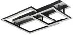 GLOBO Lighting Deckenleuchte ESTRADA LBH 56x33x9 cm schwarz - Schwarz