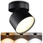 SSC-LUXon SAMU Decken Aufbauspot schwarz schwenkbar inkl. GX53 LED 3W - 3CCT
