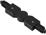 Lindby Verbinder Linaro, schwarz, verstellbar, 1-Phasen - Schwarz