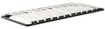 BELIANI Lattenrahmen Pappelholz Metall 90 x 200 cm 24 Federleisten f&uuml;r...