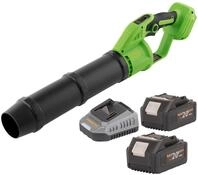 Procraft PB24bb Akku Laubbl&auml;ser 20 V Brushless + 2x Akku 4,0 Ah + Ladeger&auml;t