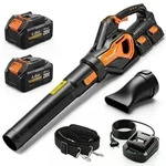 Akku-Laubbl&auml;ser 20V Kabellos Laubbl&auml;ser mit 2x4.0Ah Akku & Ladeger&auml;t
