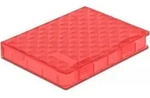 DeLOCK Schutzbox f&uuml;r 2.5&prime;&prime; HDD / SSD rot, Cover, Kunststoff, Rot, 2.5", 80...