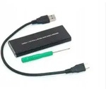 CoreParts MSUB8001, SSD-Geh&auml;use, M.2, PCI Express, USB Anschluss, Schwarz