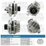 MEAT & DORIA 5535971 Lichtmaschine Generator LiMa 70A 14V f&uuml;r HONDA CR-V III...
