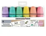 Eberhard Faber 551403, 6 St&uuml;ck(e), Blau, Gr&uuml;n, Pastell, Pink, Violett, Gelb,