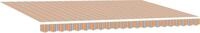 vidaXL Ausziehbare Markise Mehrfarbig 500 x 300 x 165 cm