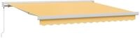 vidaXL Ausziehbare Markise Sand 500 x 300 cm Leinen und Aluminium