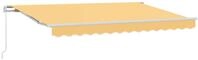 vidaXL Ausziehbare Markise Sand 3,5 x 2,5 m Polyester und Aluminium
