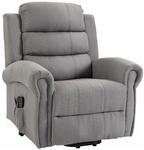 HOMCOM Sessel mit Aufstehhilfe Elektrischer Massagesessel mit Neigefunktion -