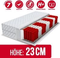 Matratze 80x200 cm MEDIC MAX MULTI 7 Zonen H3 MULTIPOCKET Taschenfederkern...