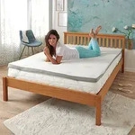 Traumschlaf Premium Viskotopper 80x190 cm - Wei&szlig;