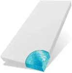 ELONEO Gel Topper 120x200cm, Matratzentopper aus 5 cm hohem Gel-Memory- Schaum,