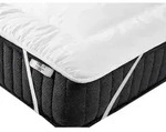 BELIANI Matratzentopper Wei&szlig; Mikrofaser 90 x 200 cm Antiallergisch Weich...