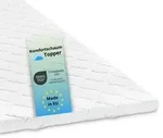 ergonomischer Komfortschaum Topper, 140 x 200 cm, f&uuml;r alle Matratzen,...
