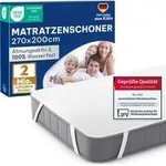 Blumtal Matratzenschoner 270x200cm - wasserdichte Matratzenauflage aus 80%...