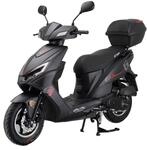 Motorroller Sonic 50ccm 25 km/h Euro 5 mattschwarz mit Top Case GT Union