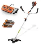 FUXTEC 40V Akku Motorsense FX-E2MSCSET - Akku Rasentrimmer - 35 cm Schnittbreite -