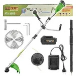 Procraft ATA-20BS Akku Freischneider 20 V 420 mm Brushless + 1x Akku 4,0 Ah +