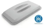 DURABLE Deckel f&uuml;r DURABIN&reg; 60L, 'Blauer Engel', 1800504050 grau - Grau