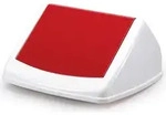 DURABLE Schwingdeckel f&uuml;r DURABIN&reg; 40L rechteckig, 1801574018 rot - Rot