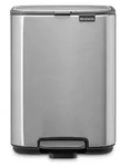 Brabantia Bo, 4 l, Rechteckig, Stahl, Stahl, Kunststoff, Terrasse - Silber