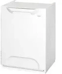 Artplast Eco-logico 47x34x29 Cm Papierkorb Wei&szlig; Wei&szlig; One Size - Wei&szlig;