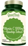 GreenFood Nutrition Vitamin C 1000 + Hagebutten Extrakt 60 Kapseln