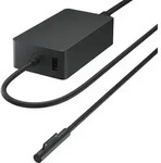 Microsoft Surface 65W Power Supply, Drinnen, AC, 1,7 m, Schwarz - Schwarz