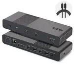 StarTech.com 206UE-TB5USB4DOCK, Kabelgebunden, Thunderbolt 5, 140 W, 3,5 mm,